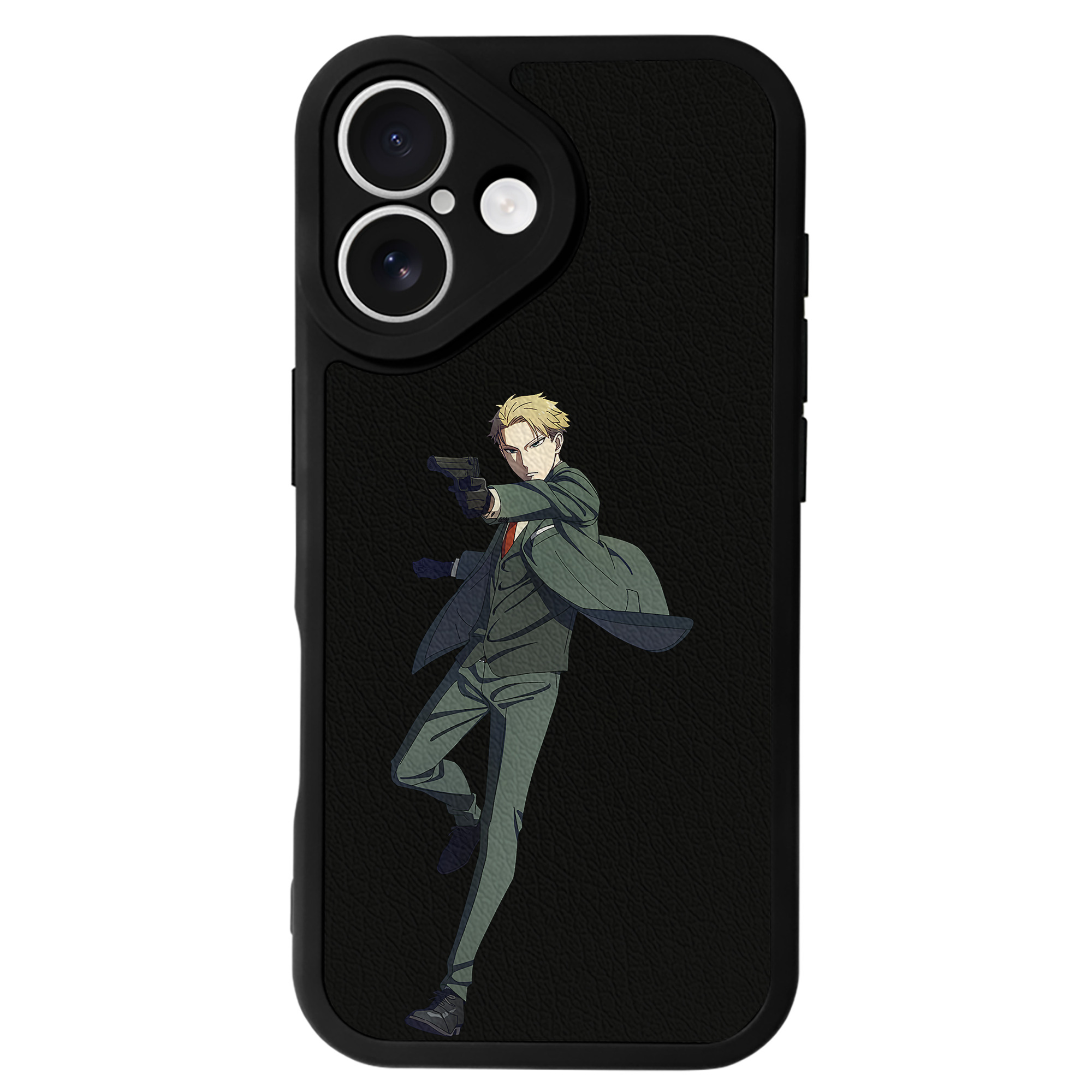 （画像用） SPY×FAMILY间谍家家酒 【iPhone 16シリーズ対応】シリコンスマホケース（レザー調） 材質：シリコン